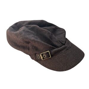Sonoma Brown Newsboy Cap with Buckle